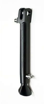 Anodized Black Billet Aluminum Adjustable Kickstand for Kawasaki ZX10R (08-10) & ZX12R (00-05), Adjusts Stock to 5.5" (Product Code: A5008B)
