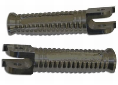 Billet Aluminum Black Front Foot Peg Set - for Suzuki Hayabusa- (99-Present) Models (product code #A5020B)