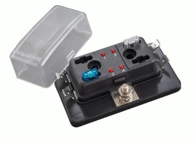 SBL 12V Fuse Block Station with LED Indicators
