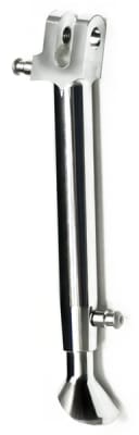 Triple Chrome Billet Aluminum Adjustable Kickstand for Kawasaki ZX10R (08-10) & ZX12R (00-05), Adjusts Stock to 5.5" (Product Code: CA5008)