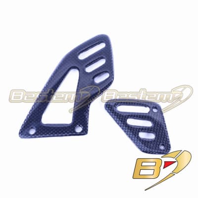 Aprilia RSV4 2009-2017 Rearset Foot Peg Mount Heel Guard Plates Carbon Fiber