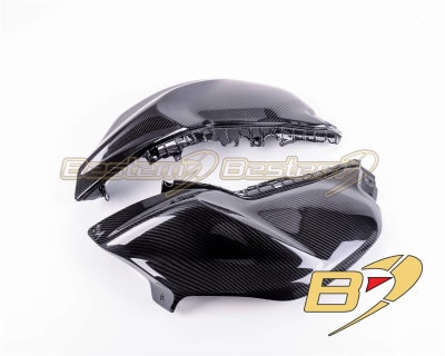 Ducati Monster 937 (950 Stealth) 2021-Present Carbon Fiber Tank Side Panels Fairing Twill