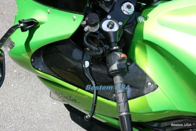 2006-2011 Kawasaki ZX14 ZZR1400 100% Carbon Fiber Dash Panel
