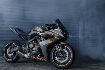 Motorcycle Fairings Kit - CBR650R Grey and Gold Fairings ( 2019 > Present )