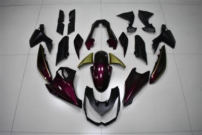 Motorcycle Fairings Kit - 2010-2013 Kawasaki Z1000 Purple Customer paint Fairings | CP0184