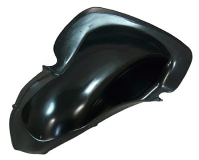 Unpainted Undertail for Hayabusa (08-Present) With Bulbs and LED Lights (product code# EUROS100UP)