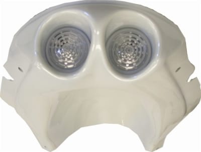 White EuroTail for Hayabusa (99-07) With LED Lights (product code# EUROS101WH)