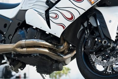 Roaring Toyz (06-09) ZX14 4-2-1 Sidewinder Dragrace Megaphone Exhaust