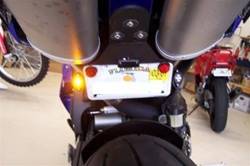 SBL Yamaha YZF R1  LED Fender Eliminator Kit with Tucked Tag Mount, '04-'06