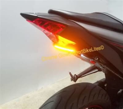 SBL YZF-R3 LED Turn Signal Fender Eliminator Kit with Tucked Tag Mount, '15-up