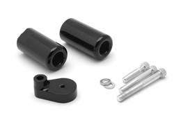 SBL Yamaha YZF R6 2008-2009 No Cut Black Frame Sliders