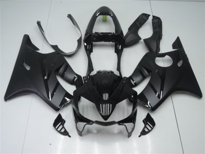 Motorcycle Fairings Kit - 2001-2003 Honda CBR600F4i Gloss/Matte Black Fairings | GMB3022