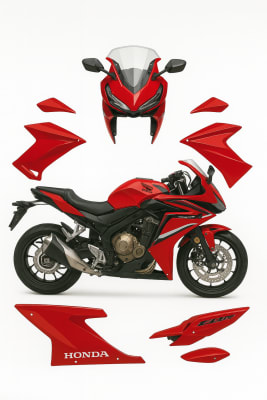 Motorcycle Fairings Kit - 2014-2016 - Honda CBR650F Fairings | HNDA1