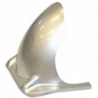 Painted Silver Rear Tire Hugger For Suzuki GSXR 600/750 04-05 (product code #HUGS103S)