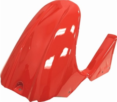 Marble Rakis Red Painted Rear Tire Hugger with Chain Guard For Suzuki GSXR 1000 05-08 (product code #HUGSGSXR1K0506R)