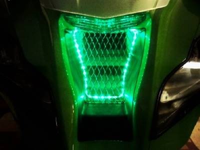 SBL Kawasaki ZX10R Hyper LED Intake Halo Strip Kit, '11-'15