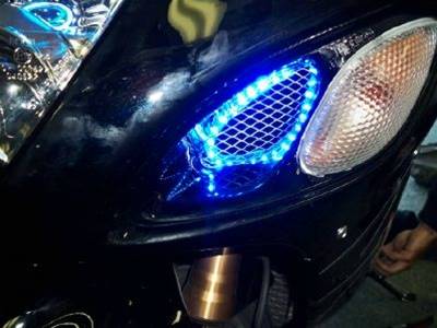 SBL GSXR 1300 HAYABUSA HYPER LED INTAKE HALOS