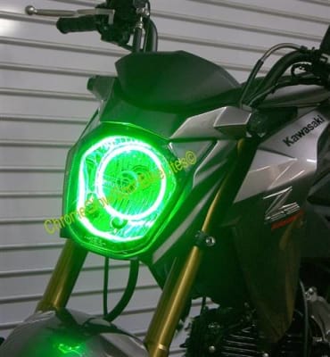 SBL Kawasaki Z125 Pro Plazma LED Headlight Halo Kit