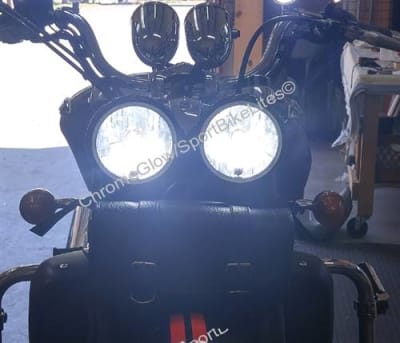 SBL Triumph Rocket III LED Headlight Bulb Upgrade Kit, '04-'18