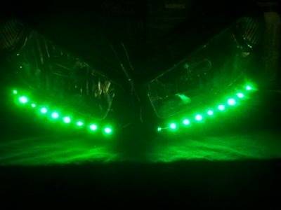 SBL KAWASAKI EX650R 09-10 LED DRL EYES