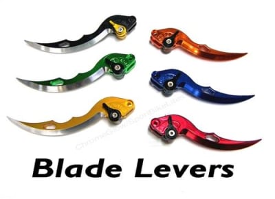 SBL Triumph Blade Style Adjustable Brake & Clutch Levers SPEED FOUR, '03-'04 (F14/T955)