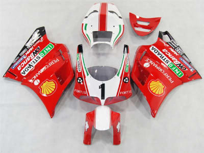 Motorcycle Fairings Kit - Red Infostrada Ducati 748/916/998/996 Fairings | ND748-1