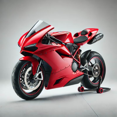 Motorcycle Fairings Kit - Ducati 748/916/998/996 Gloss Red Fairings | ND748-10
