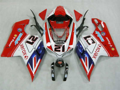 Motorcycle Fairings Kit - Ducati 1198 1098 848 Evo Xerox Fairings | ND848-12