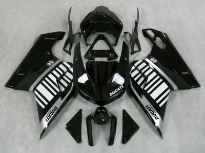 Motorcycle Fairings Kit - Ducati 1198 1098 848 Evo Barcode Fairings | ND848-20