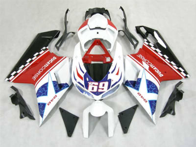 Motorcycle Fairings Kit - Ducati 1198 1098 848 Evo Nicky Hayden Star Style Fairings | ND848-25