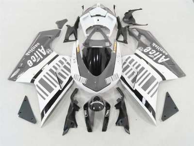 Motorcycle Fairings Kit - Ducati 1198 1098 848 Evo Alice Style Silver Fairings | ND848-30