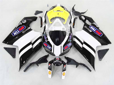 Motorcycle Fairings Kit - Ducati 1198 1098 848 Evo TIM Black Fairings | ND848-36