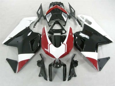 Motorcycle Fairings Kit - Ducati 1198 1098 848 Evo Red/White/Black Fairings | ND848-7