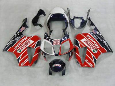 Motorcycle Fairings Kit - Honda VTR 1000 / RC 51 / RVT 1000 Castrol Race Fairings | NH10006-20