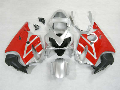 Motorcycle Fairings Kit - 2001-2003 Honda CBR 600 F4i White/Red Fairings | NH60103-10