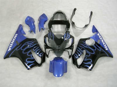 Motorcycle Fairings Kit - 2001-2003 Honda CBR 600 F4i Blue/Black Fairings | NH60103-25