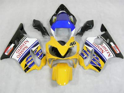Motorcycle Fairings Kit - 2001-2003 Honda CBR 600 F4i Nastro Azzuro Fairings | NH60103-6