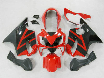 Motorcycle Fairings Kit - Red/Black 2004-2006 Honda CBR 600 F4i Motorcycle Fairings | NH60406-14