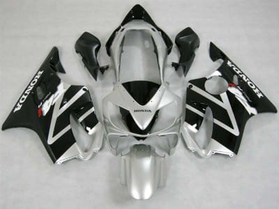 Motorcycle Fairings Kit - 2004-2006 Honda CBR 600 F4i Silver/Black OEM Style Fairings | NH60406-21