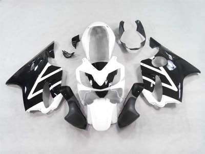 Motorcycle Fairings Kit - White/Black 2004-2006 Honda CBR 600 F4i Motorcycle Fairings | NH60406-29