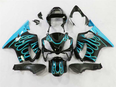 Motorcycle Fairings Kit - 2004-2006 Honda CBR 600 F4i Fire Blue Fairings | NH60406-37