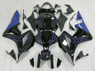 Motorcycle Fairings Kit - 2007-2008 Honda CBR 600RR Blue Fire Fairings | NH60708-14