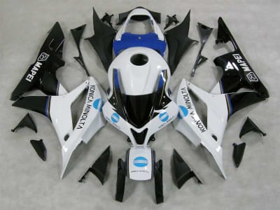 Motorcycle Fairings Kit - 2007-2008 Honda CBR 600RR Konica Minolta Fairings | NH60708-17