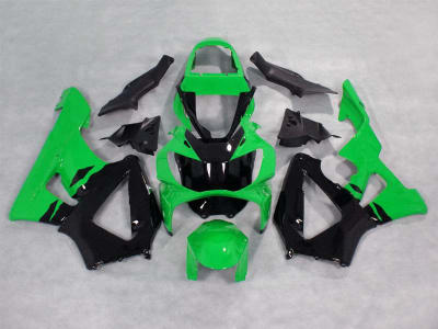 Motorcycle Fairings Kit - 2000-2001 Honda CBR 929RR Green/Black Fairings | NH90001-10