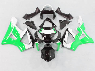 Motorcycle Fairings Kit - 2000-2001 Honda CBR 929RR White/Green/Black Fairings | NH90001-15