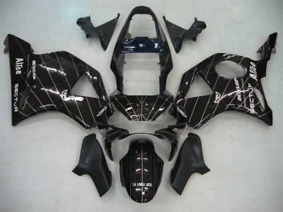 Motorcycle Fairings Kit - 2002-2003 Honda CBR 954RR Solid Black Fairings | NH90203-10