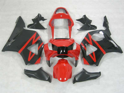 Motorcycle Fairings Kit - 2002-2003 Honda CBR 954RR Red/Black Fairings | NH90203-14