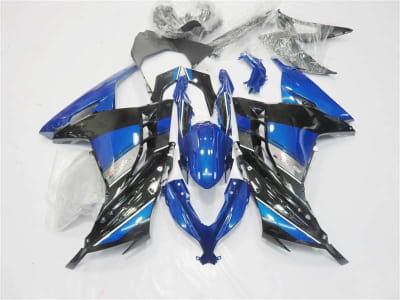 Motorcycle Fairings Kit - 2013-2017 Kawasaki Ninja 300 Blue Special Edition Motorcycle Fairings | NK31317-12