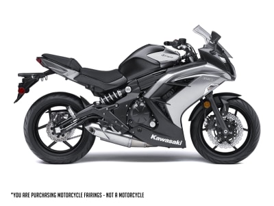 Motorcycle Fairings Kit - 2012-2016 Kawasaki Ninja 650R / ER6s Silver Fairings | NK61215-3