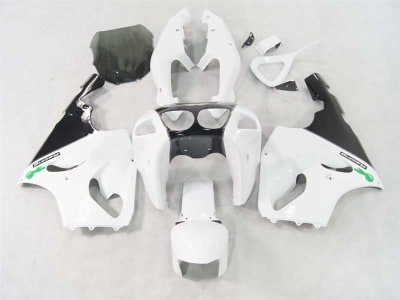 Motorcycle Fairings Kit - 1997-2003 Kawasaki ZX-7R White Fairings | NK79703-6